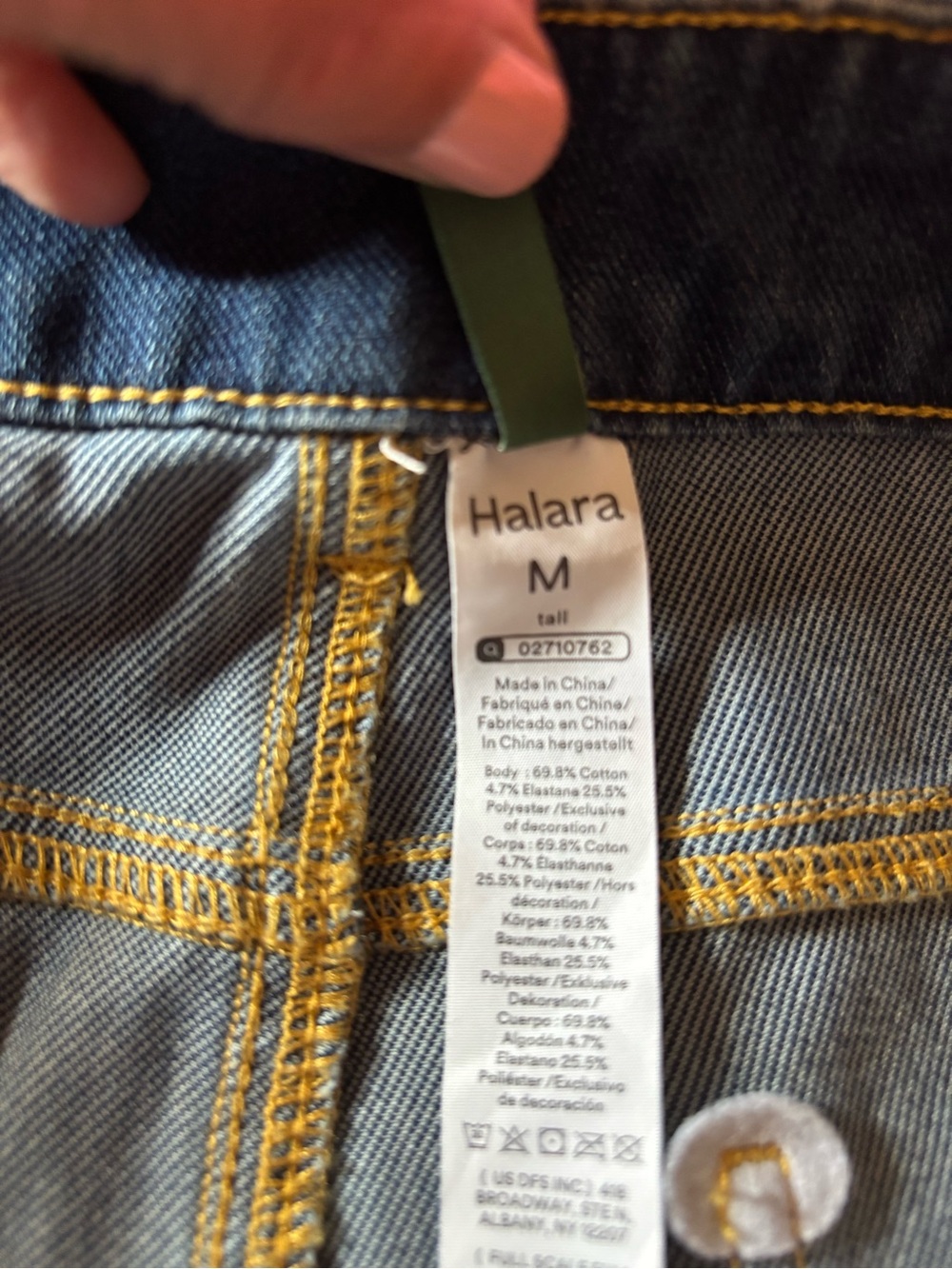 Halara Flex Asymmetrical Low Rise Wide Leg Jeans - Picture 9 of 9